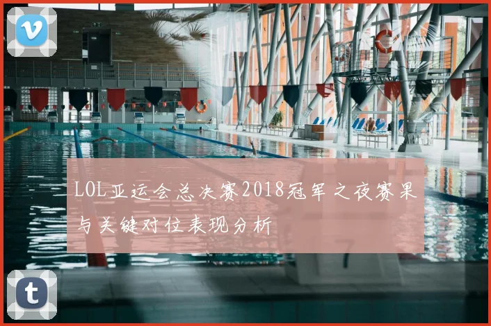 LOL亚运会总决赛2018冠军之夜赛果与关键对位表现分析