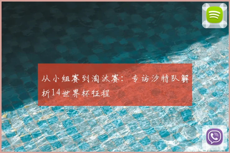 从小组赛到淘汰赛：专访沙特队解析14世界杯征程